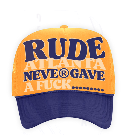 Never Gave A F*** Trucker Hat - Champion Gold