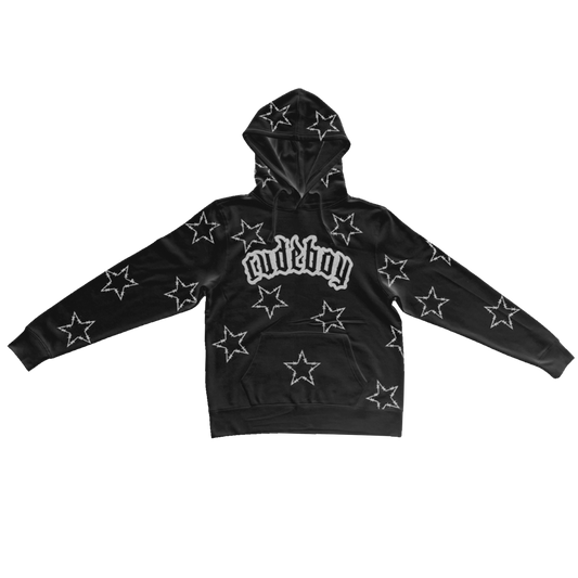 Rude “Barbwire Star” Hoodie